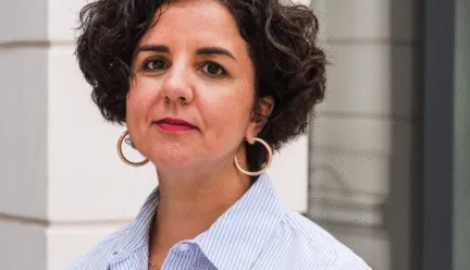 woman smiling at camera 